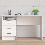 Escritorio Fred con Gavetas Blanco