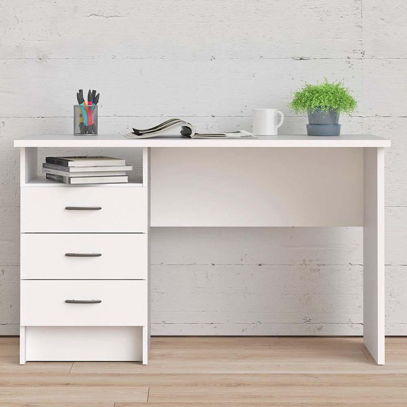 Escritorio Fred con Gavetas Blanco