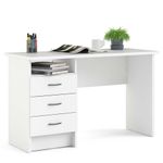 Escritorio Fred con Gavetas Blanco