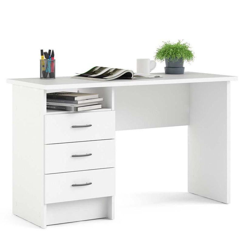 Escritorio Fred con Gavetas Blanco
