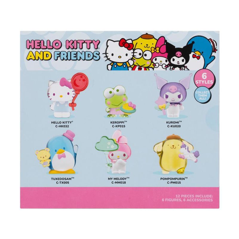 Pack de 6 Figuras Hello Kitty y Amigos