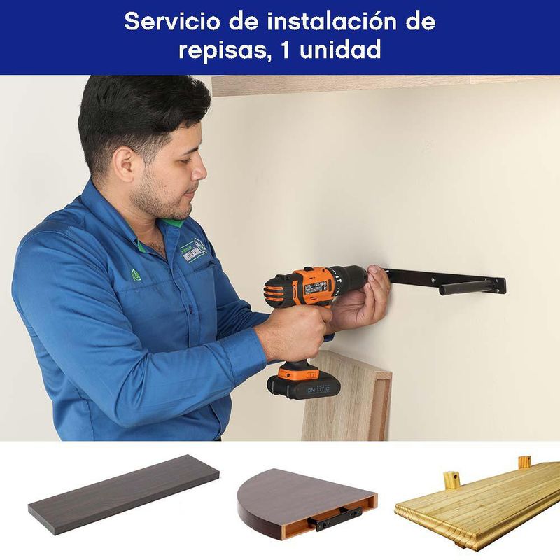 Instalación de Repisa (por unidad)