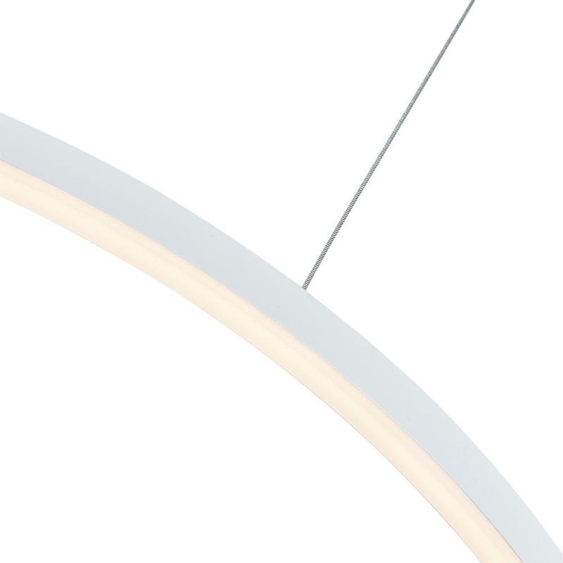 Lámpara LED Circular de Techo Blanca 80 Cm