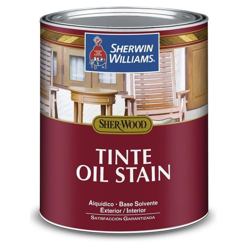 Tinte Oil Stain 1/4 Gal Tabaco  Sw - Sherwin Williams