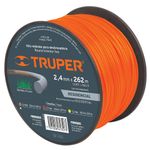 Hilo Redondo Para Desbrozadora 2.4 Mm X 262 M - Truper