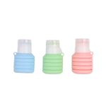Set de 3 Botellas para Viaje Expandibles