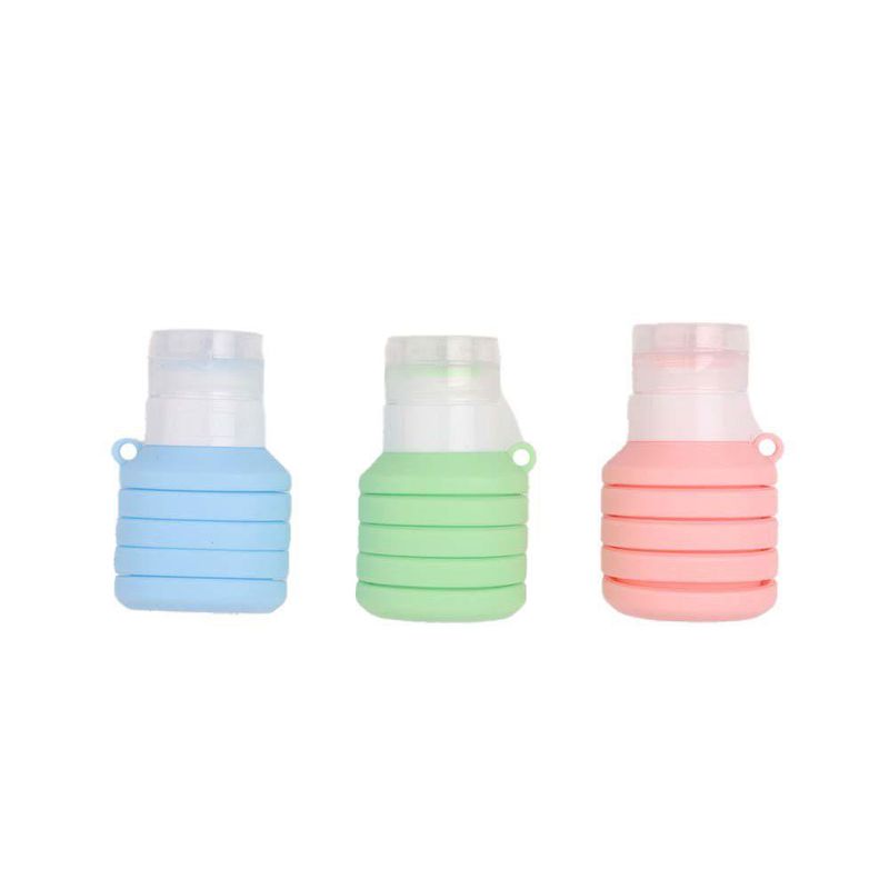 Set de 3 Botellas para Viaje Expandibles