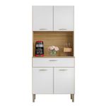 Mueble Organizador de Cocina con Alacena Blanco
