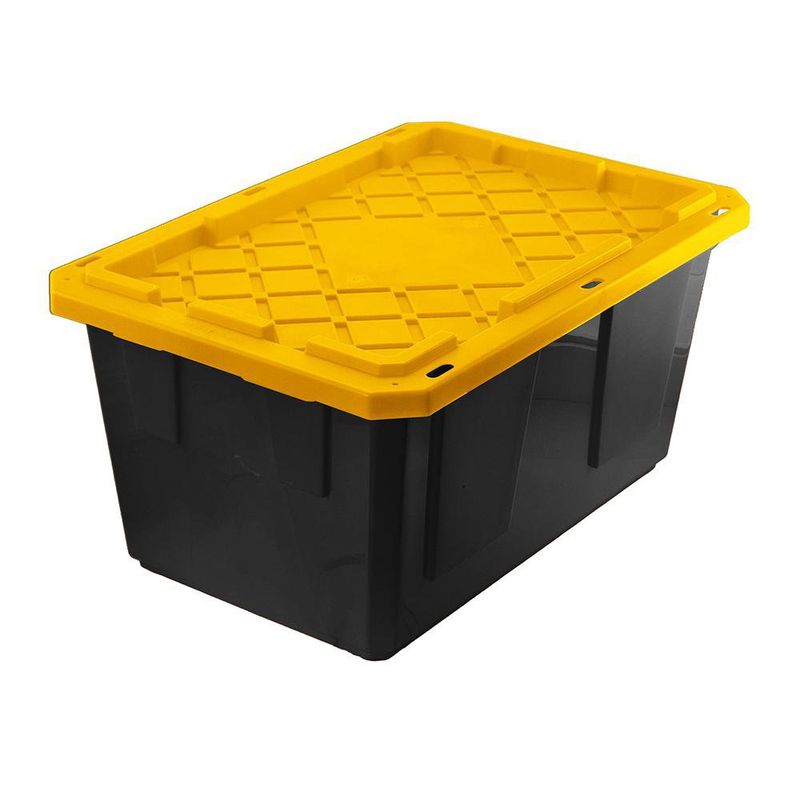 Caja Almacenadora 102 L Plástica Negra - Guateplast