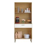 Mueble Organizador de Cocina con Alacena Blanco
