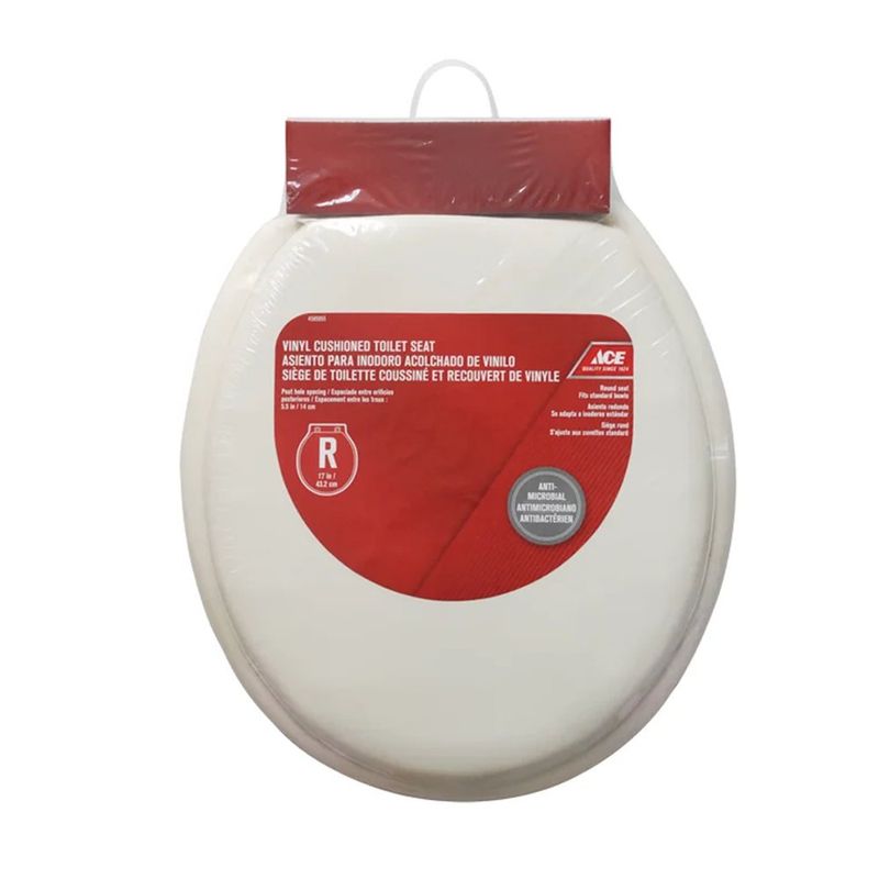 Asiento Redondo Acolchonado Blanco Hueso - Ace