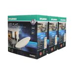 Set de 3 Lámparas LED Ufo Flat Luz Blanca 20 W