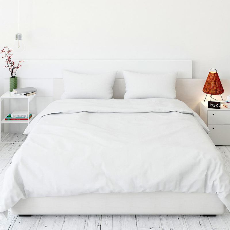Set Funda de Duvet 300 Hilos Blanco - Livim Natural Home Varios Tamaños