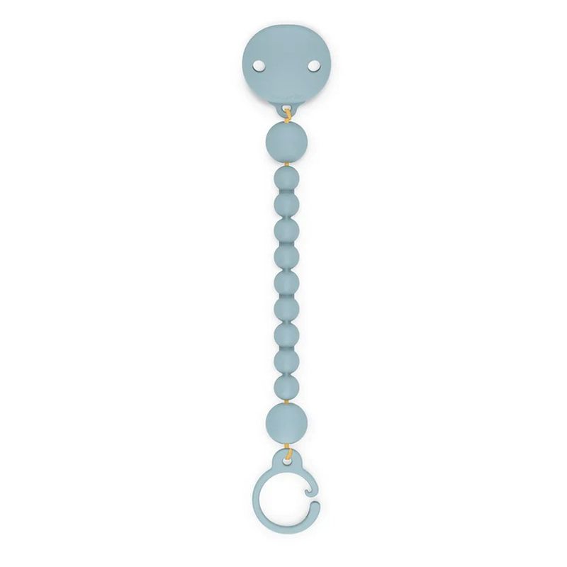 Broche de Pinza para Sujetar Chupetes con Bolitas de Silicona Azul - Suavinex