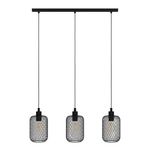 Lámpara de Colgar Wrington 3 Luces Negro