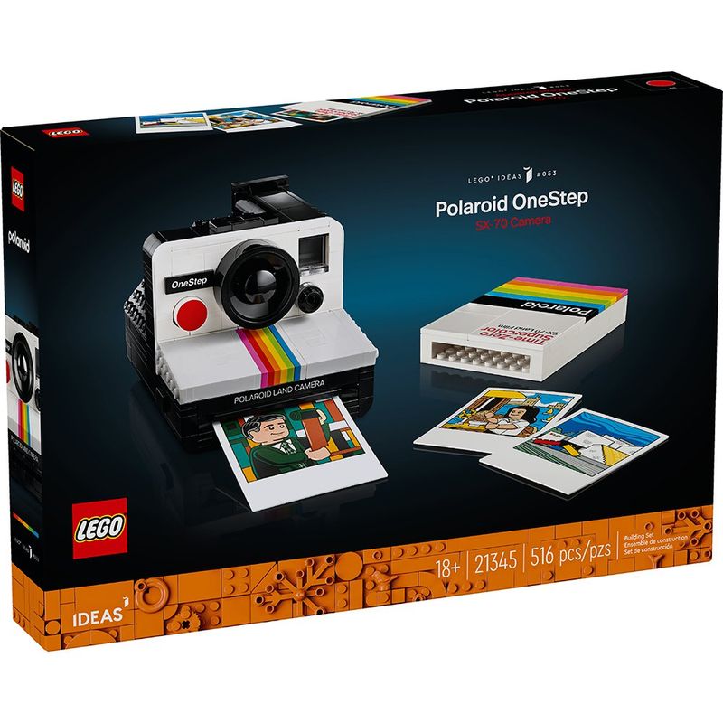 Cámara Polaroid Onestep Sx-70 516 Pzas - Lego