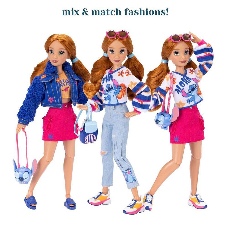 Muñeca de Moda Inspirada En Stitch de 11.5 Plg