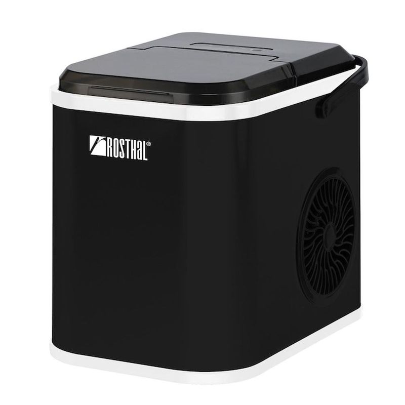 Máquina para Hacer Hielo 1.1 L Negra