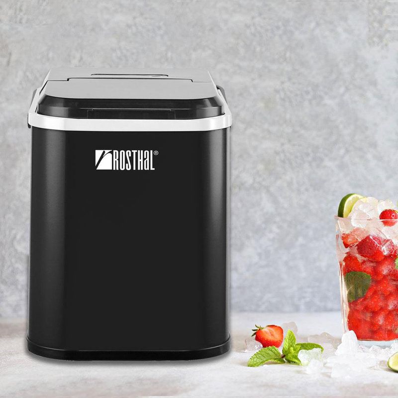 Máquina para Hacer Hielo 1.1 L Negra