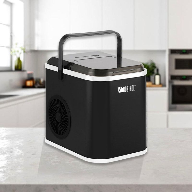 Máquina para Hacer Hielo 1.1 L Negra
