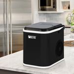 Máquina para Hacer Hielo 1.1 L Negra
