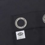 Set 2 Cortinas 80% Blackout Gris Oscuro