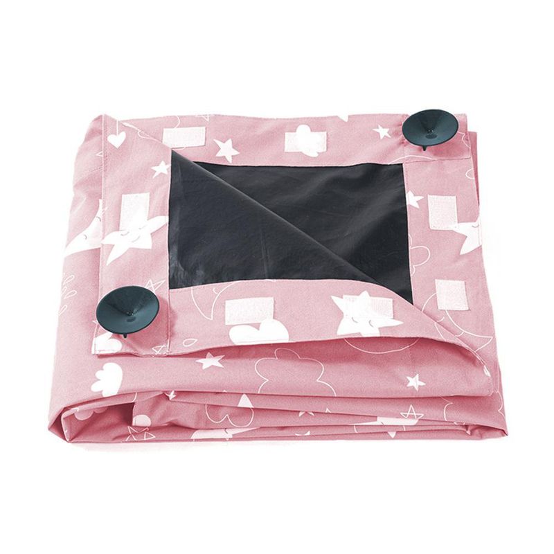 Cortina Black Out Rosa Nube