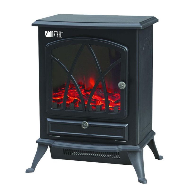 Calefactor Chimenea Eléctrica Pequeña Tipo Convencional