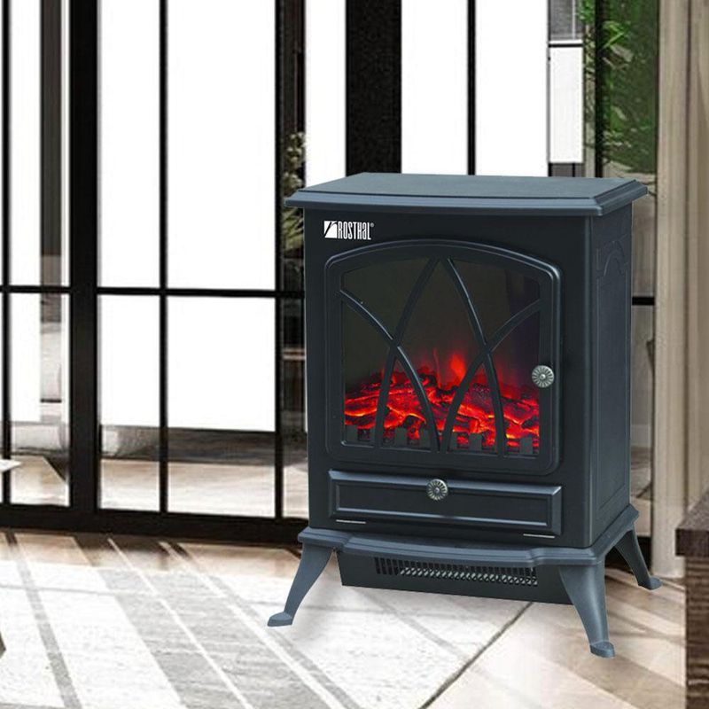 Calefactor Chimenea Eléctrica Pequeña Tipo Convencional