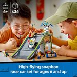 LEGO City Pista de Rampas para Autos de Carrera 436 Pzas