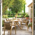 Silla Con Brazos Beige 58x66x76 Cm - Hesperide