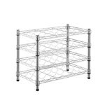Rack para Botellas Blancas de 4 Niveles