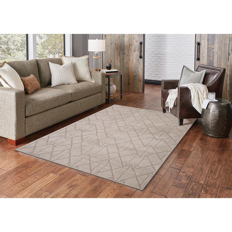 Set de 2 Alfombras Alloy Beige