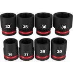 Set de Copas Impacto 3/4 Plg 8 Pzas
