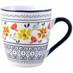 Vajilla con Diseño Floral Colorido 12 Pzs