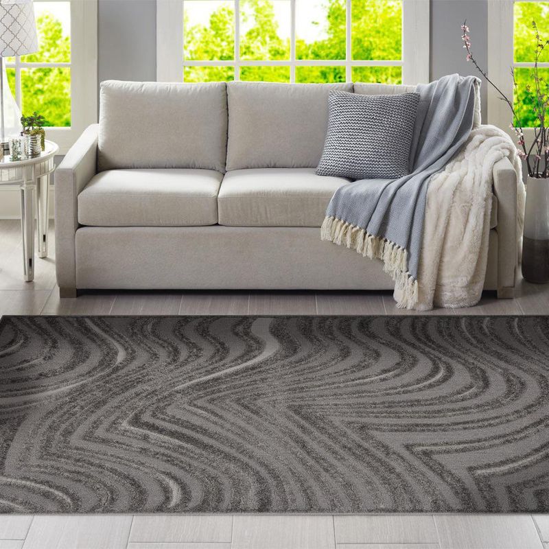 Alfombra de Uso Exterior Chiara Gris 160x235 Cm