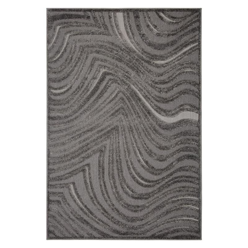 Alfombra de Uso Exterior Chiara Gris 160x235 Cm