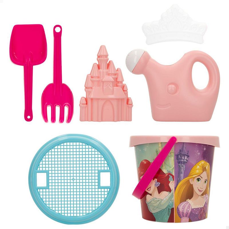Cubeta de Playa con Accesorios Princesas Disney