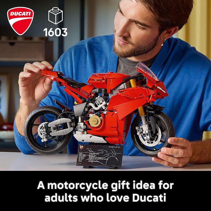 Moto Ducati Panigale V4 S LEGO Technic 1603 Pzas