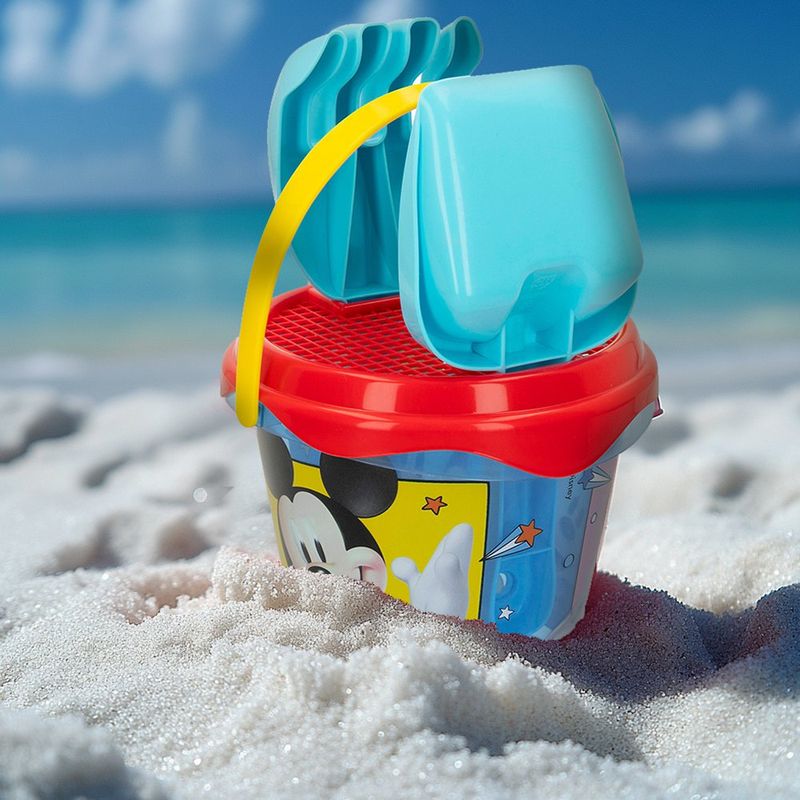 Cubeta de Playa con Accesorios Mickey Mouse