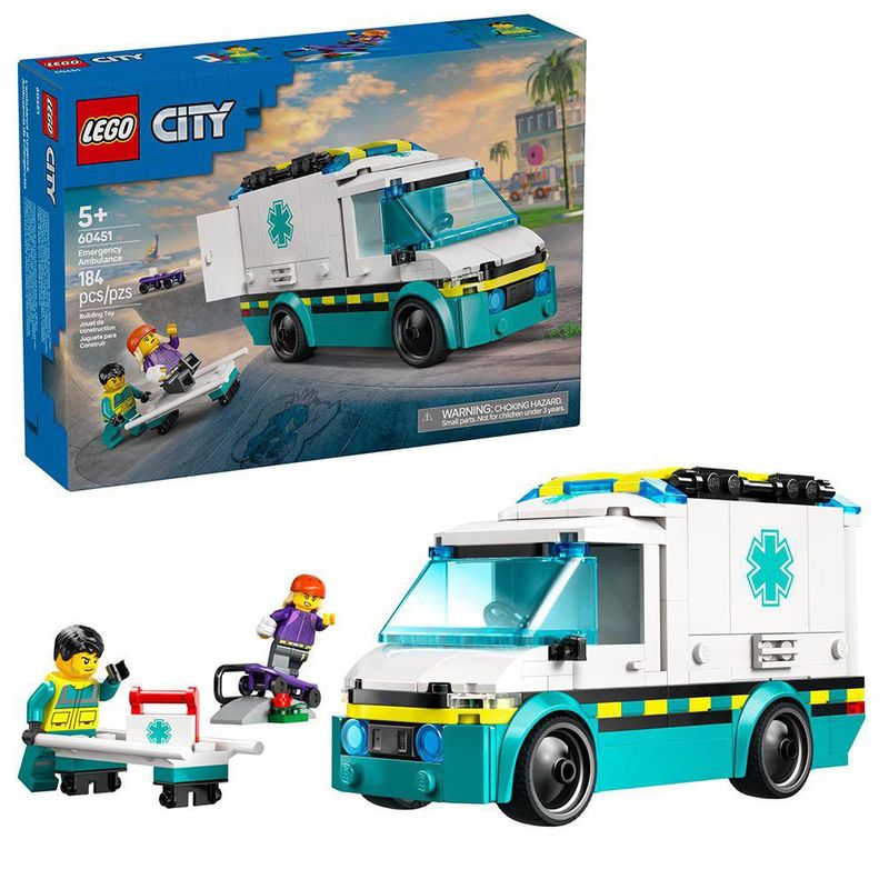 Ambulancia de Emergencias LEGO City 184 Pzas