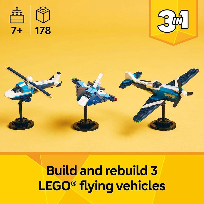 Avión De Carreras LEGO Creator 3 en 1 31160
