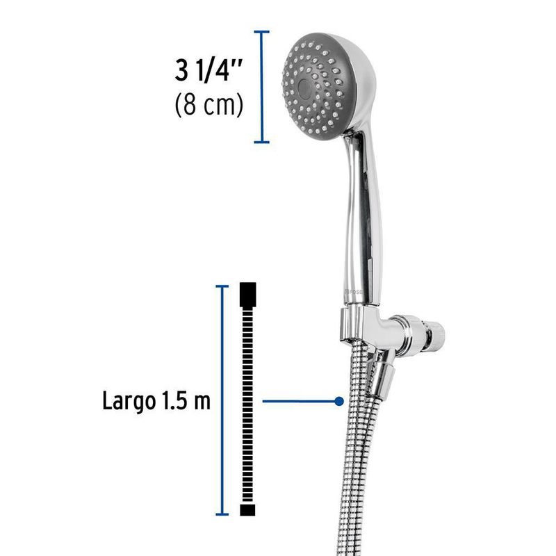 Ducha Móvil Cromada - Foset