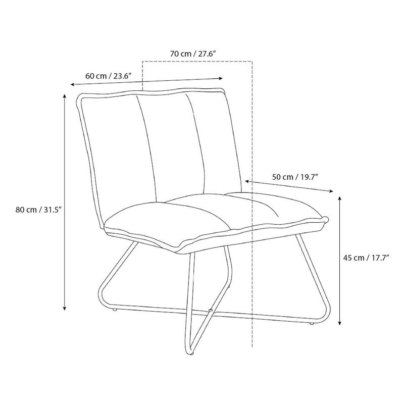 Silla Alpes de 65 x 70 x 79 Cm - Zmobili Varios Colores