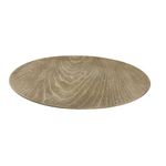 Plato Base Decorativo Café Claro