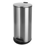 Basurero Soft Closing de Acero Inoxidable con Pedal 28 L