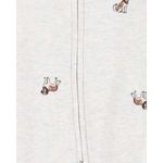 Pijama Enterizo de Interlock con Estampado de Perrito para Niño - Varias Tallas