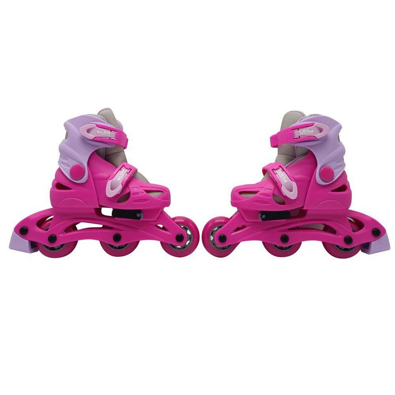 Patines en Línea Ajustables Rosados Talla M