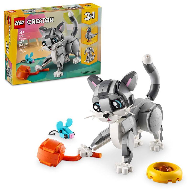 LEGO Creator Gato Juguetón 3 En 1 31163