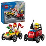 LEGO City Pack De Autos Pizza Vs Bomberos